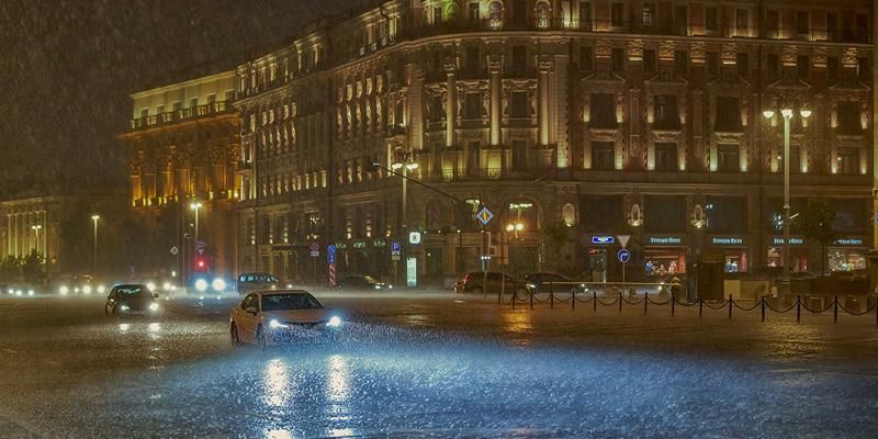 В ночь на 20 августа в Москве ожидаются ливни с грозой