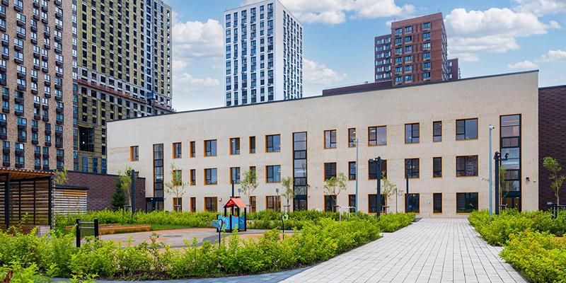 В районе Метрогородок построили детский сад с бассейном