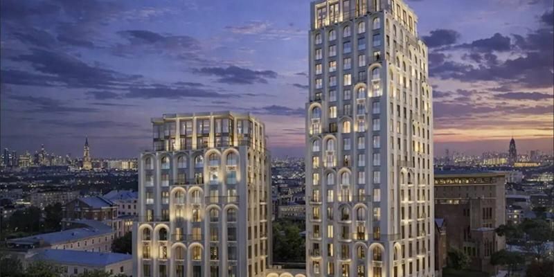 В центре Москвы началось строительство жилого комплекса