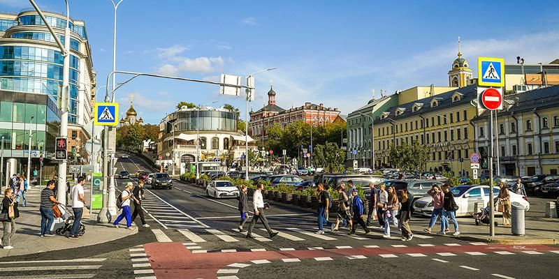 Продолжается благоустройство пяти переулков в районе Цветного бульвара