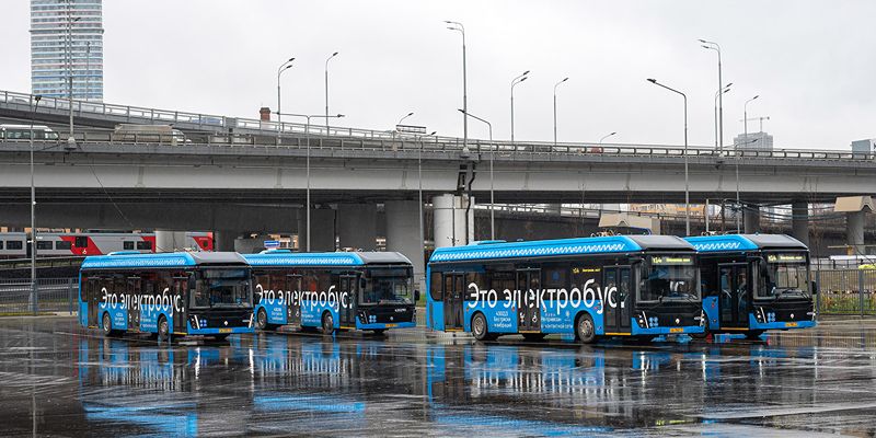 Новая конечная станция электробусов открылась на проспекте Мира