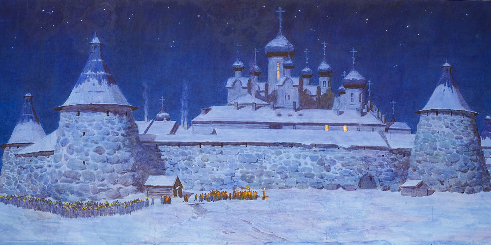 Сергей Андрияка. Крестный ход. Соловецкий монастырь. 2017 год