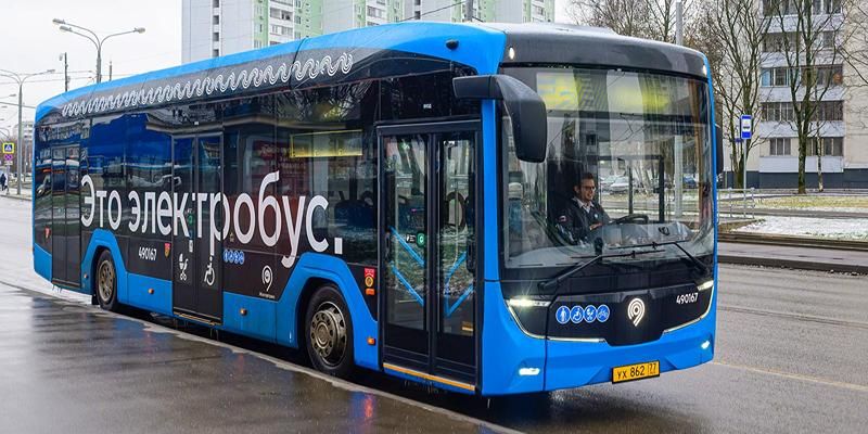 Электробусы вышли на маршрут № 214 на востоке Москвы