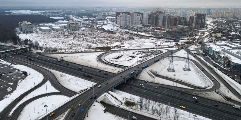 В ТиНАО построили участок дублера МКАД между Боровским и Киевским шоссе
