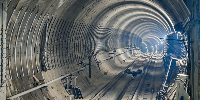 Основные конструкции будущей станции метро «Рублево-Архангельское» готовы почти на 70 процентов