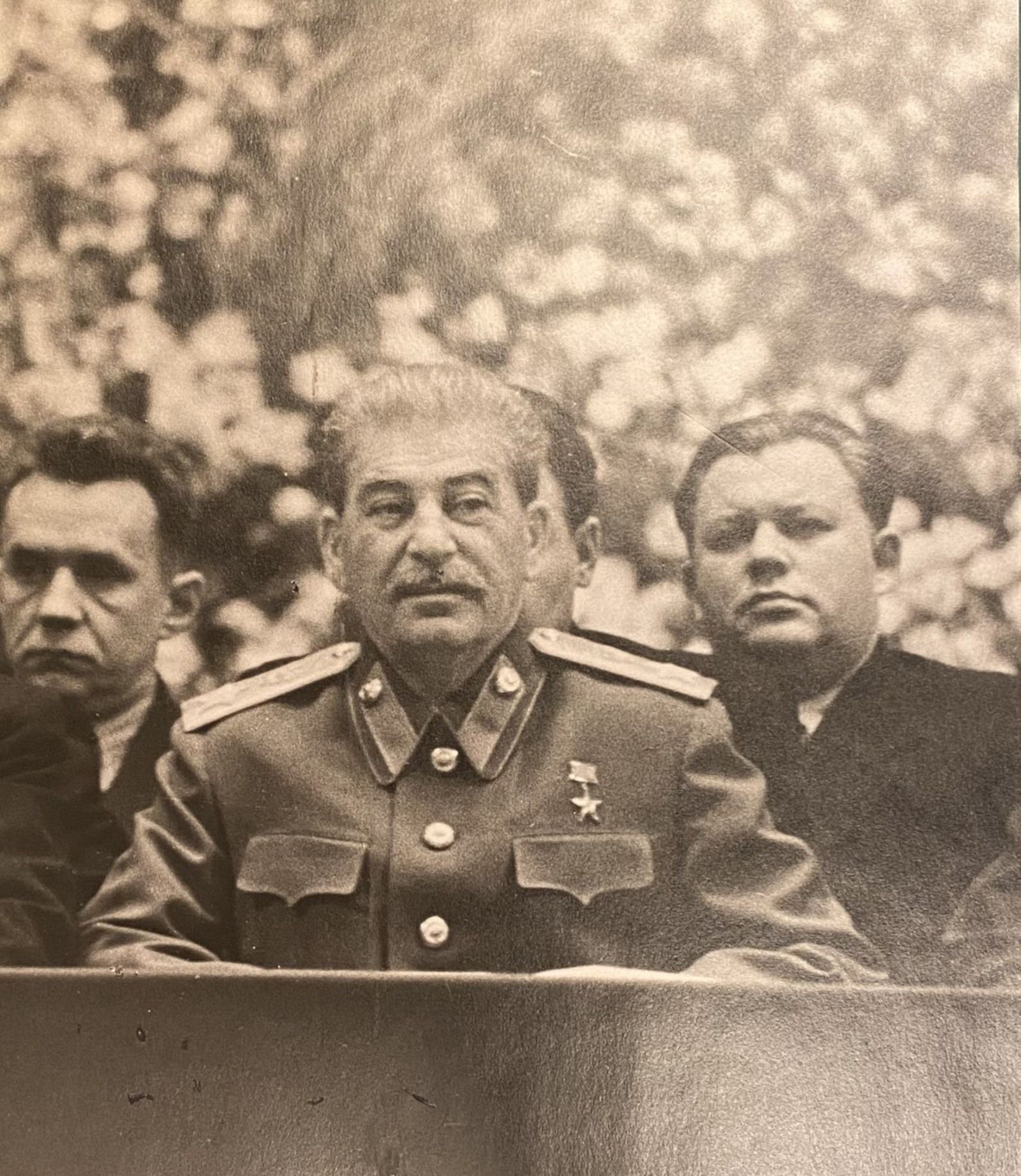 Иосиф Сталин, Георгий попов и Алексей Косыгин. 1947 г. Главархив Москвы