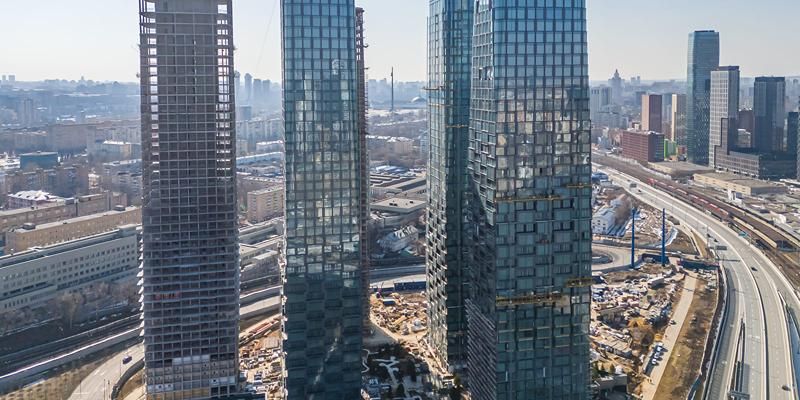 В районе Дорогомилово во второй очереди жилого комплекса завершились монолитные работы