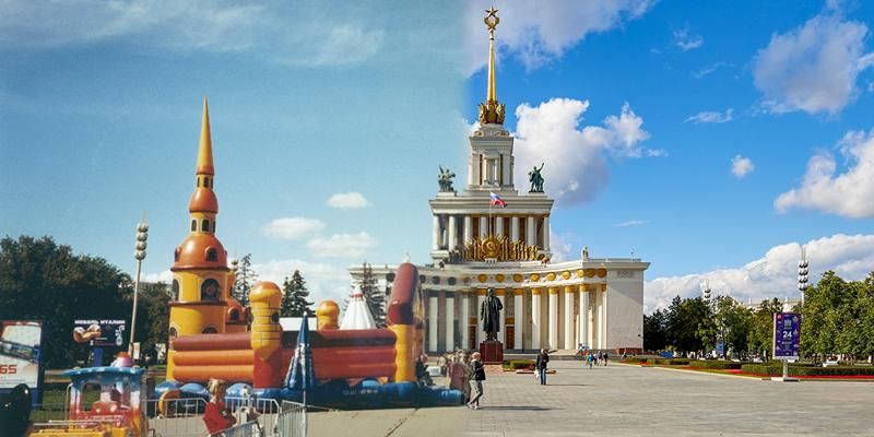 Heritage rebirth. Exploring historical and new photos of Moscow