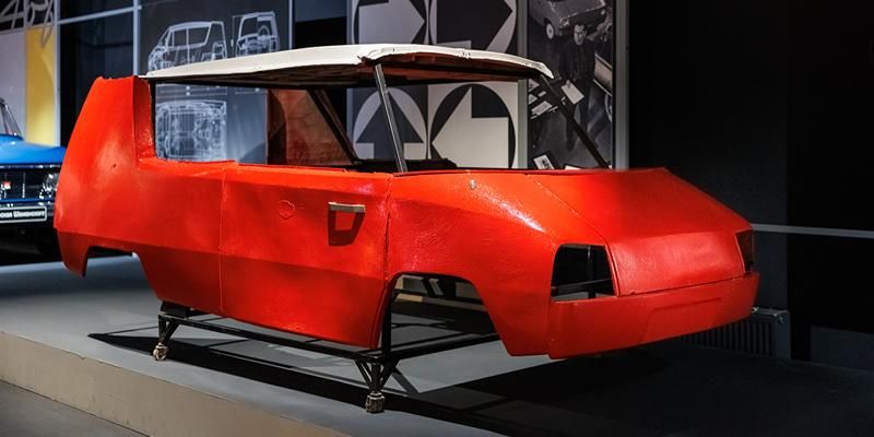 Уникальный концепт 1967 года: кузов автомобиля «ВНИИТЭ-Макси» пополнил коллекцию Музея транспорта Москвы