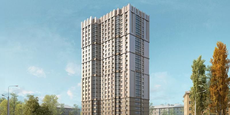 Жилой комплекс для программы реновации строят на улице Добролюбова