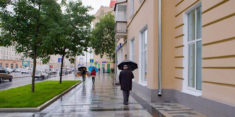 В Москве до конца дня ожидается дождь и сильный ветер