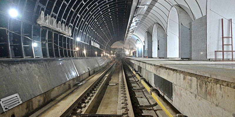 На станции «Рижская» БКЛ завершаются отделочные работы
