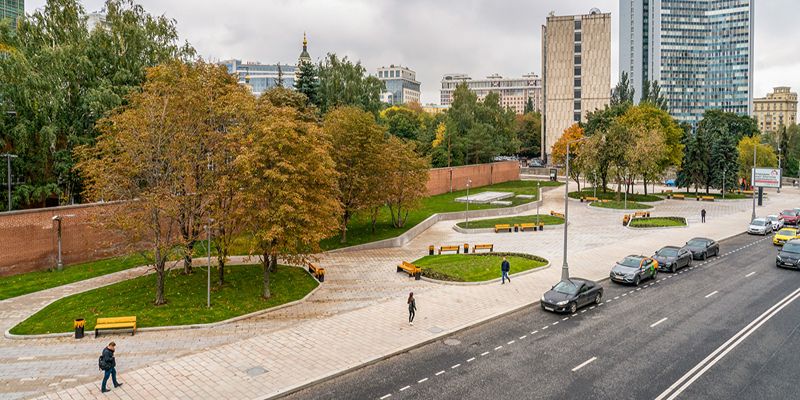 Завершено благоустройство площади ДНР в центре столицы