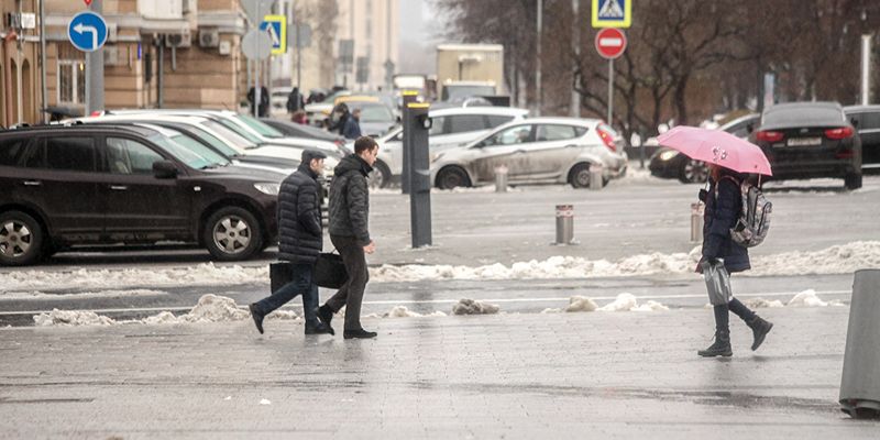 Ледяной дождь и гололедица ожидаются в Москве