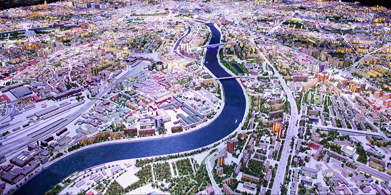 Премьера фильма и светотехническое шоу: как отметят День города в павильоне «Макет Москвы»