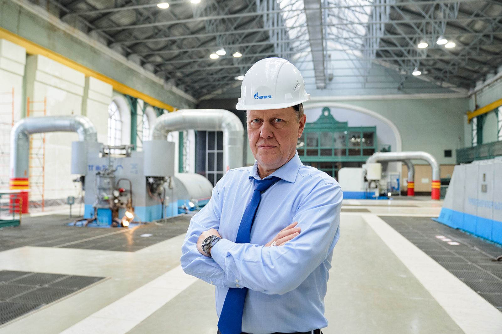 Олег Савельев, директор ГЭС-1. Фото Е. Самарина. Mos.ru