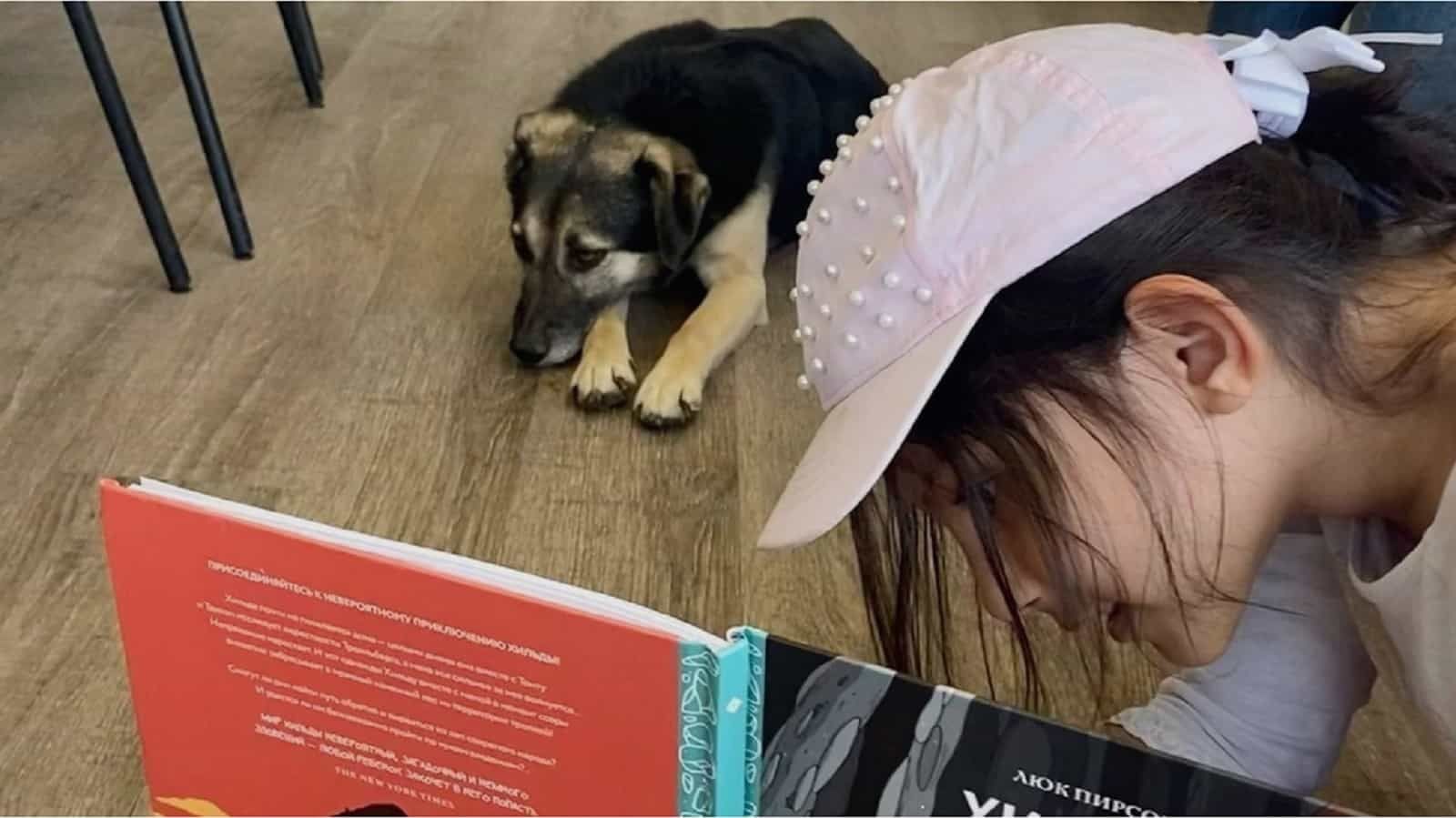Читаем четвероногому другу