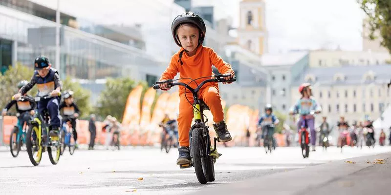 Второй детский велофестиваль в Москве