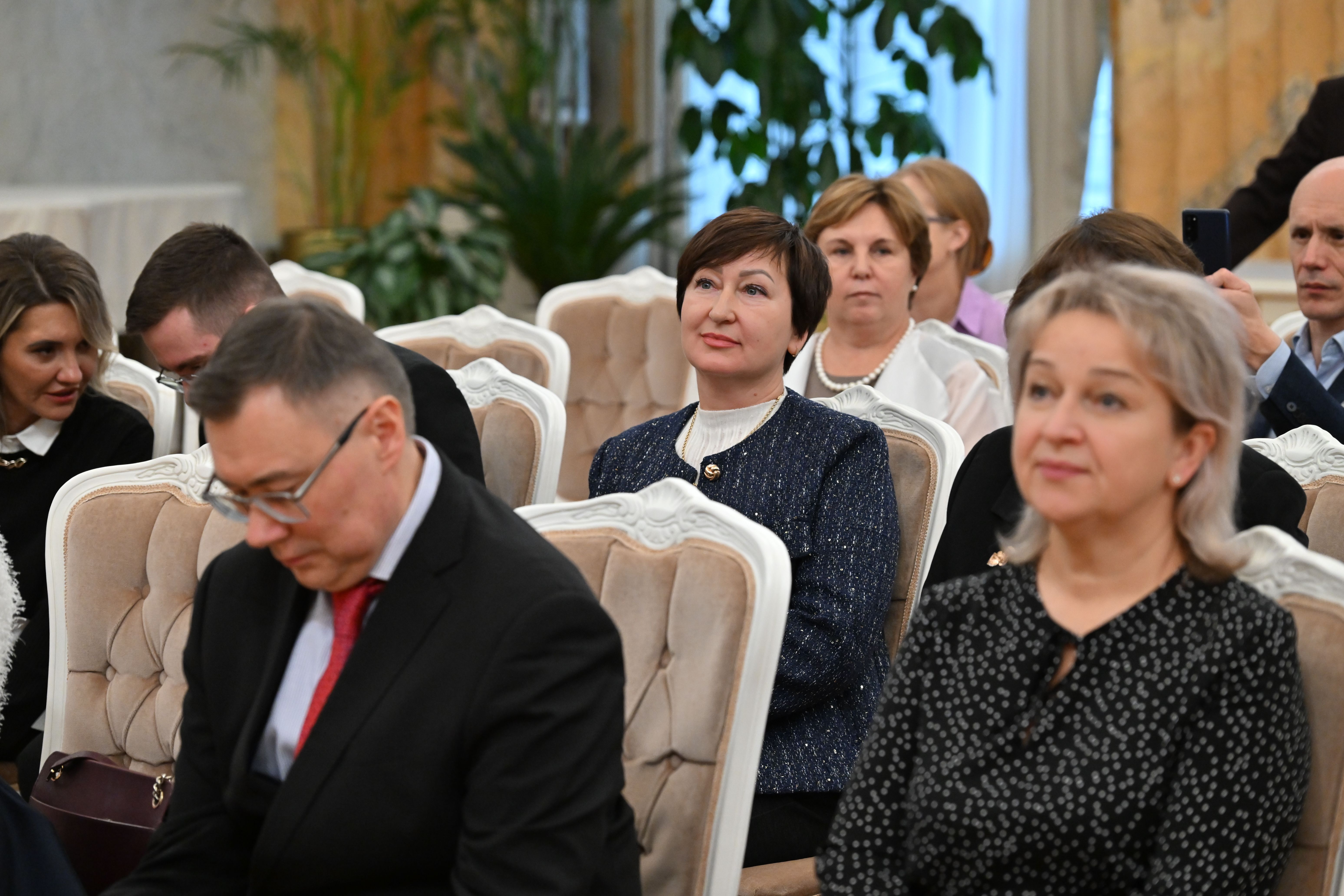 Вручение наград учителям Москвы