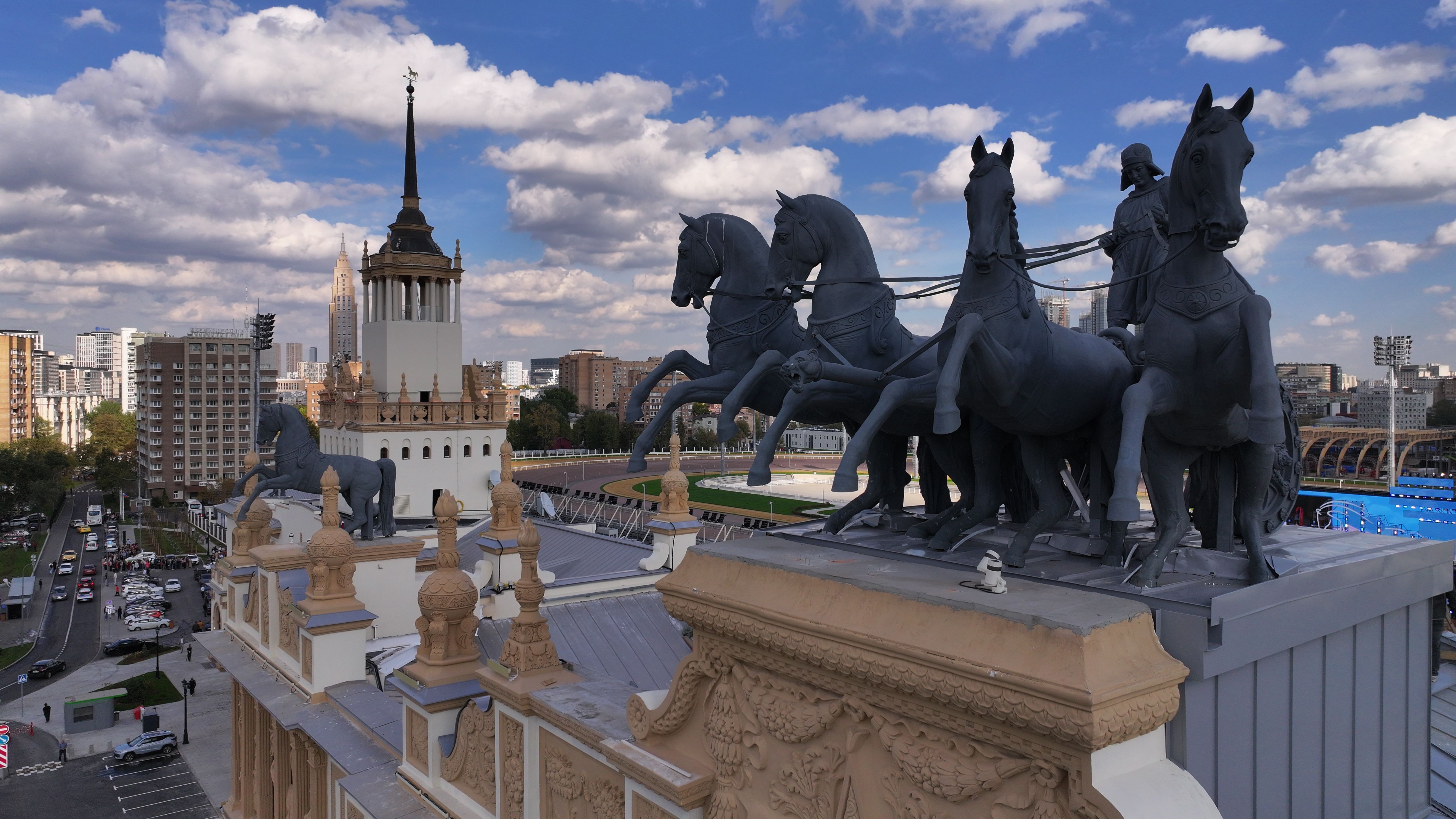 Открытие Центрального московского ипподрома после комплексной реконструкции