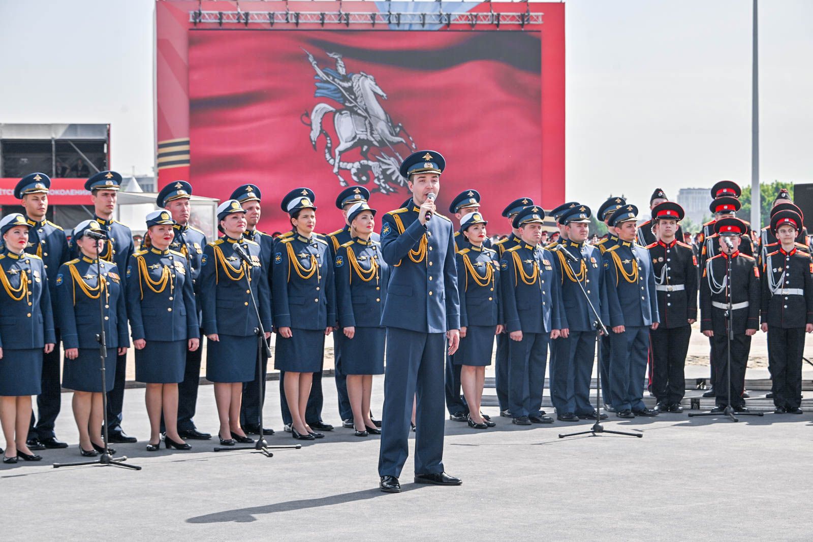 Парад кадетского движения Москвы «Не прервется связь поколений»