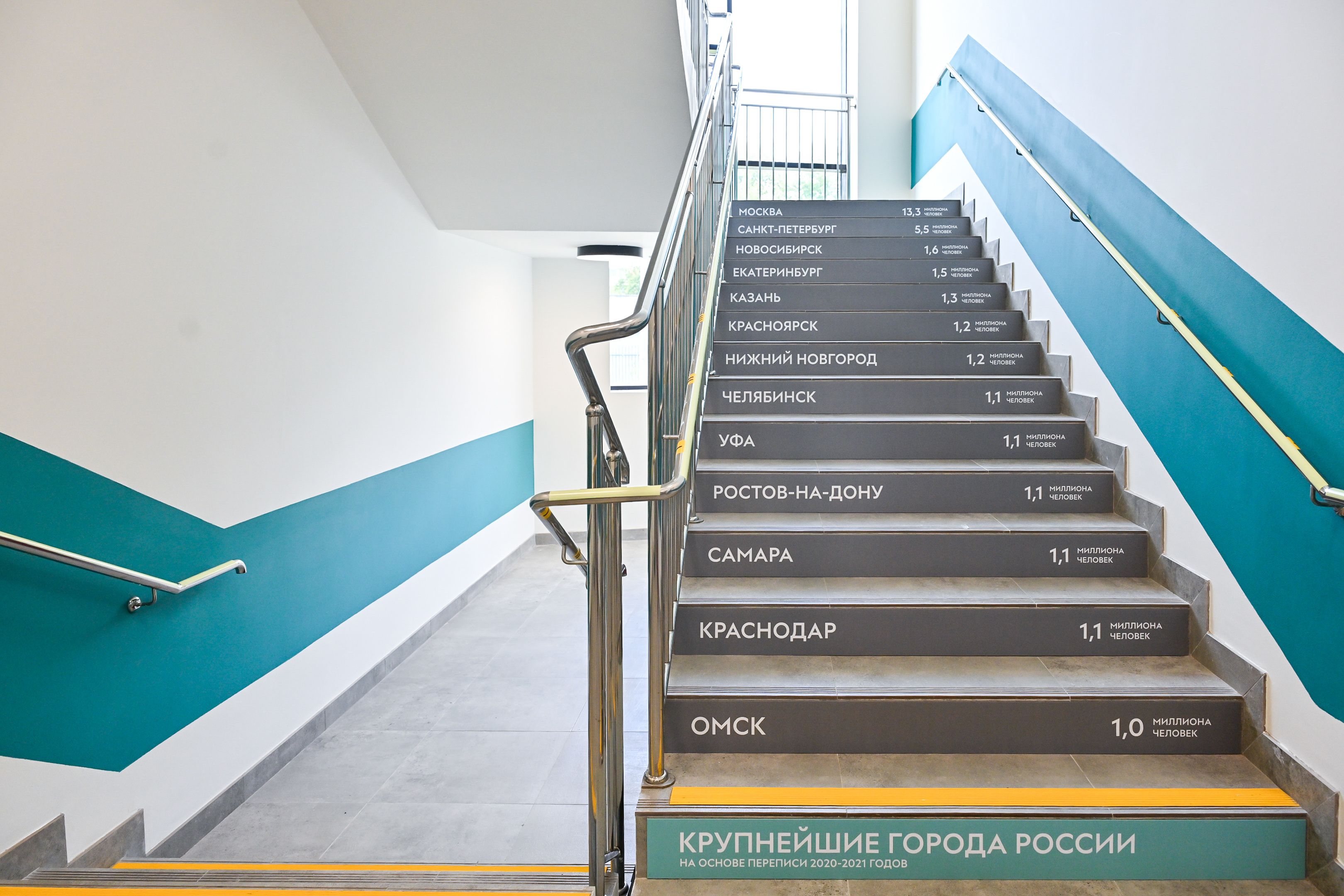 Осмотр новой школы в районе Хорошево-Мневники