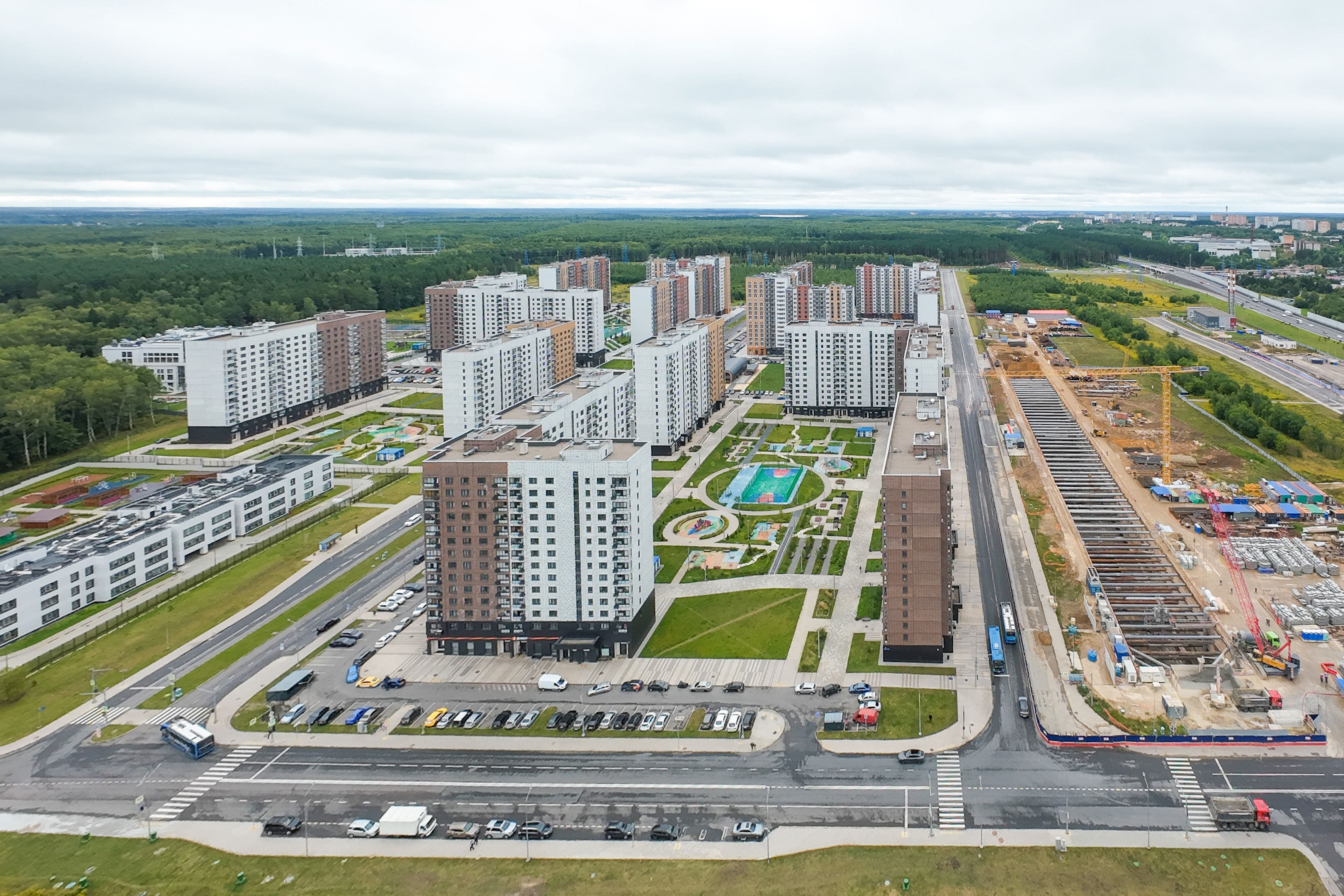 Начало строительства станции «Ватутинки» Троицкой линии Московского метрополитена