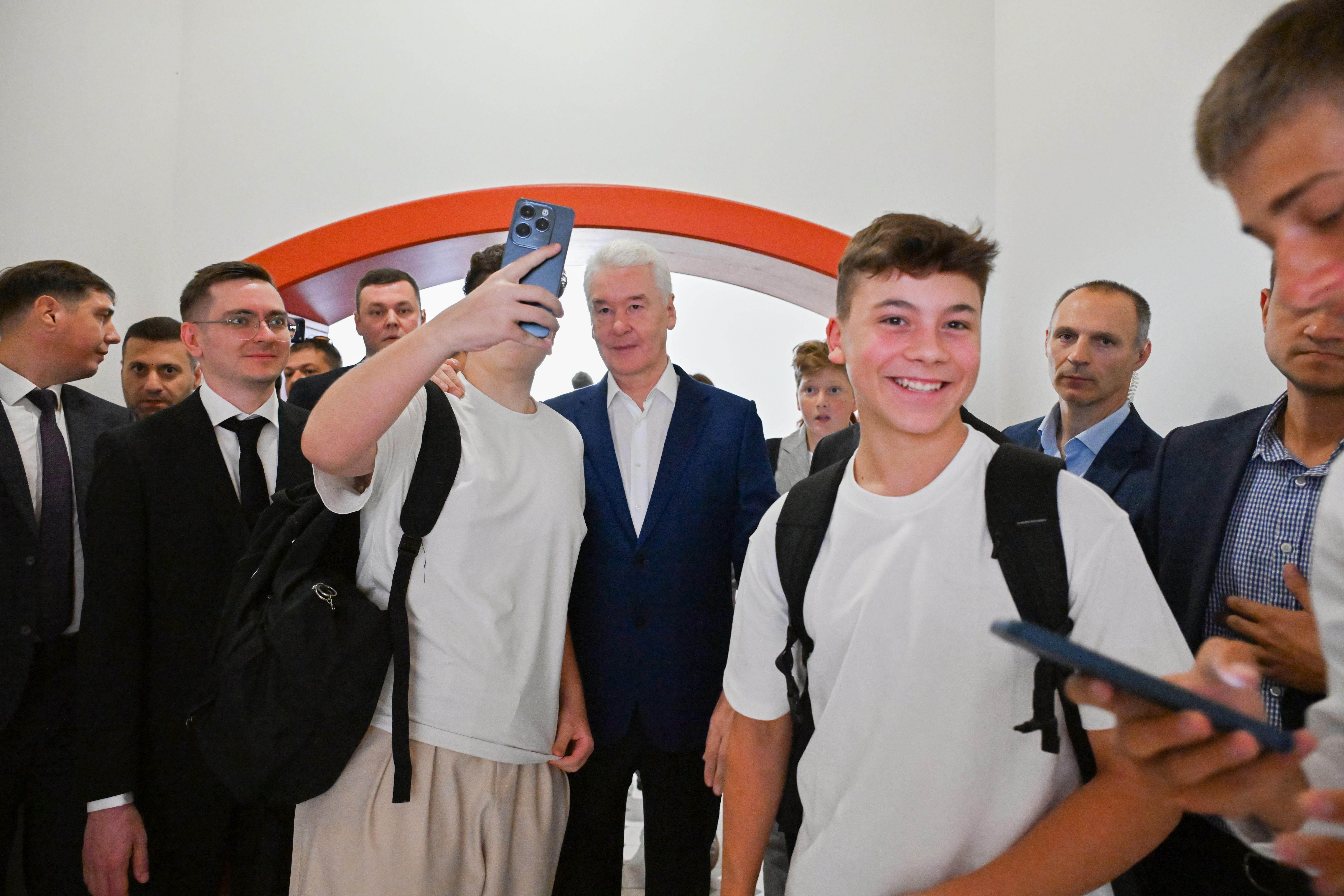 Открытие школы № 1520 имени Капцовых в Пресненском районе после реконструкции по программе «Моя школа»