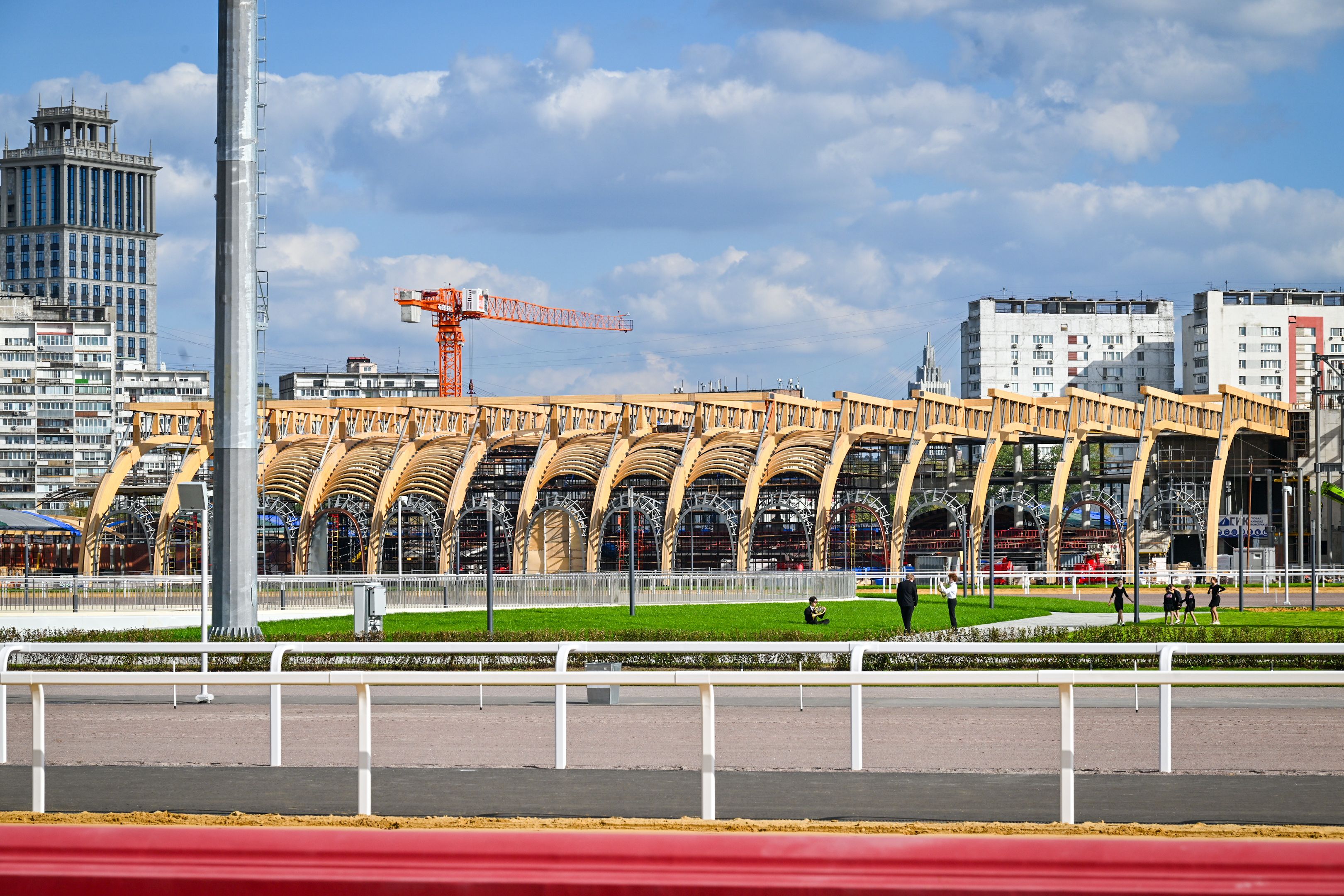 Открытие Центрального московского ипподрома после комплексной реконструкции