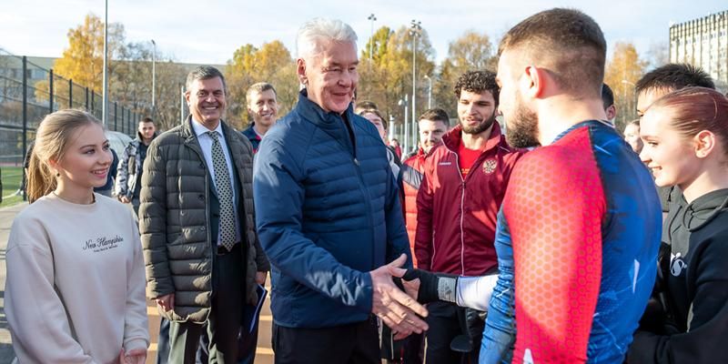 Сергей Собянин открыл современный спортивный кластер в Нагатино-Садовниках
