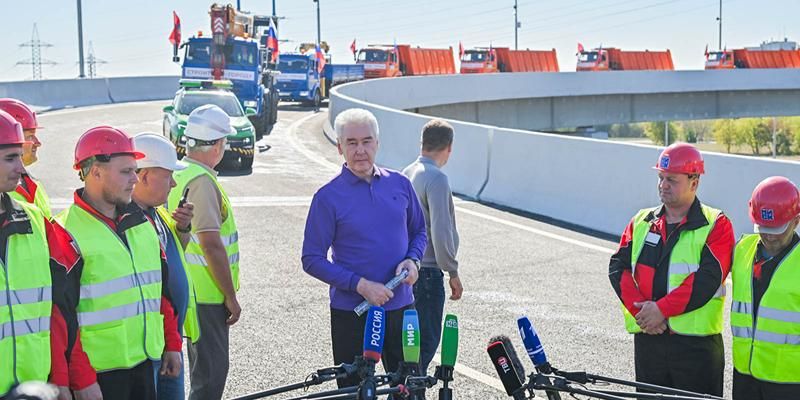 Sergei Sobyanin announces successful completion of project to reconstruct Moscow Ring Road interchanges