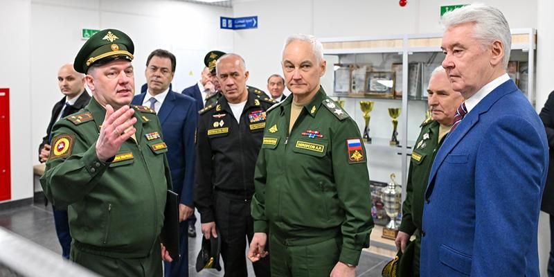 Собянин и Белоусов осмотрели новое здание военного комиссариата Москвы