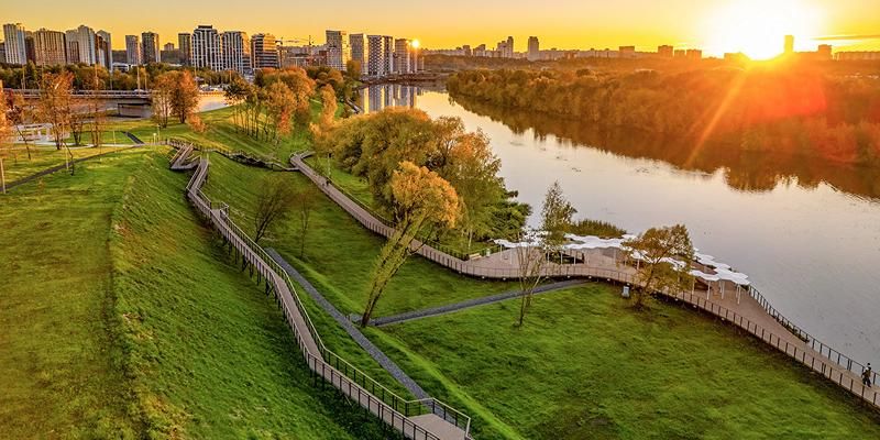 Sergei Sobyanin: A new waterfront pedestrian route has debuted in Mnevniki Floodplain