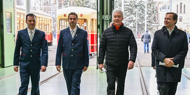 Сергей Собянин открыл трамвайное депо имени Апакова после реконструкции