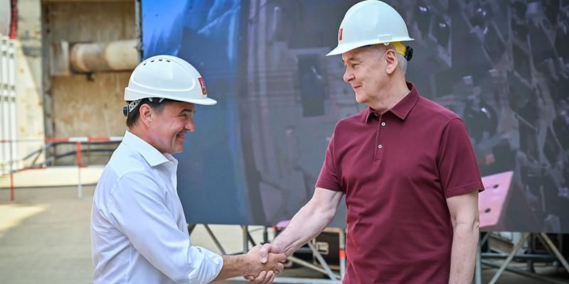 Собянин и Воробьев дали старт проходке тоннеля Рублево-Архангельской линии