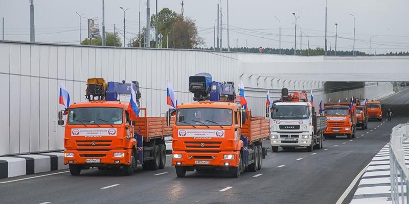 Собянин объявил о запуске первой очереди трассы Мамыри — Пенино — Шарапово