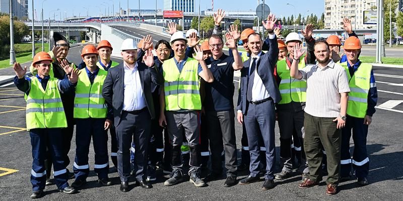 Мэр Москвы сообщил об открытии нового съезда с МСД на Каширское шоссе