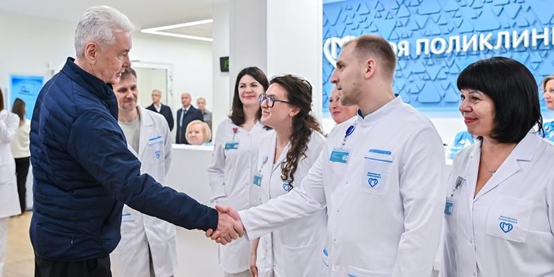 Собянин: Завершено строительство головного здания Троицкой поликлиники