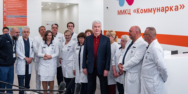 Сергей Собянин открыл детский корпус больницы в Коммунарке