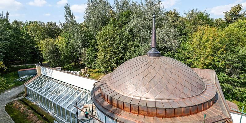 Собянин: На оранжерею усадьбы Покровское-Стрешнево вернули утраченный шпиль