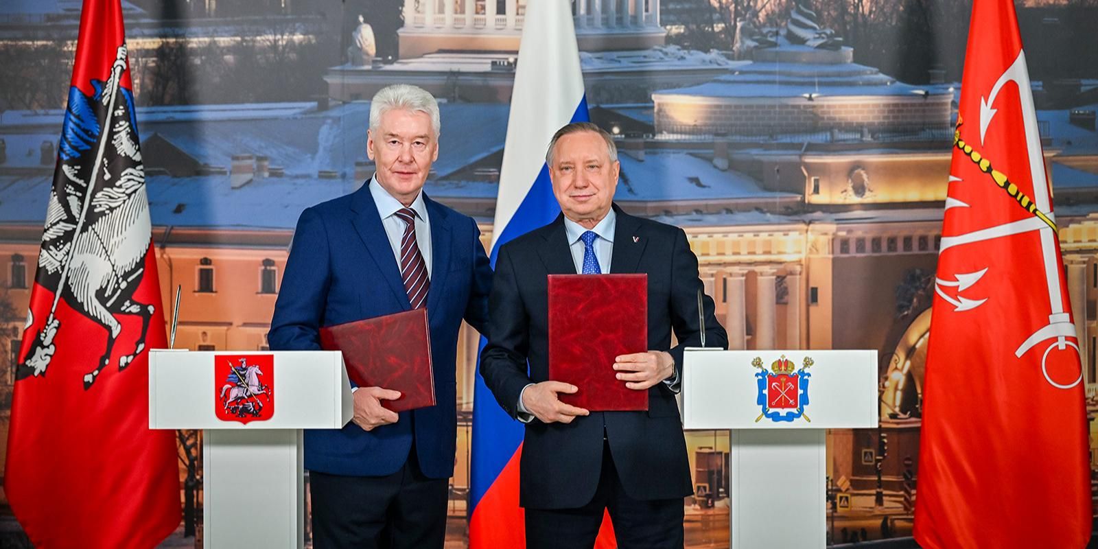 Собянин и Беглов подписали соглашение о расширении внедрения ЕМИАС в Петербурге
