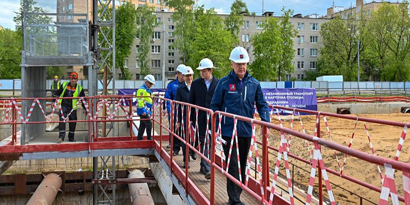 Собянин дал старт проходке тоннелей Рублево-Архангельской линии метро