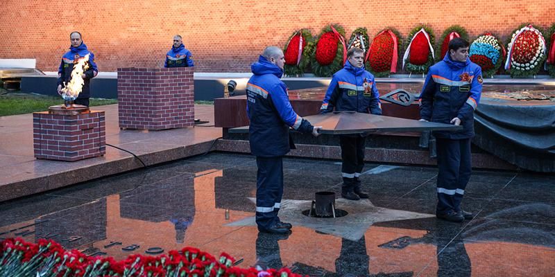 Собянин рассказал о профилактике Вечного огня на Могиле Неизвестного Солдата