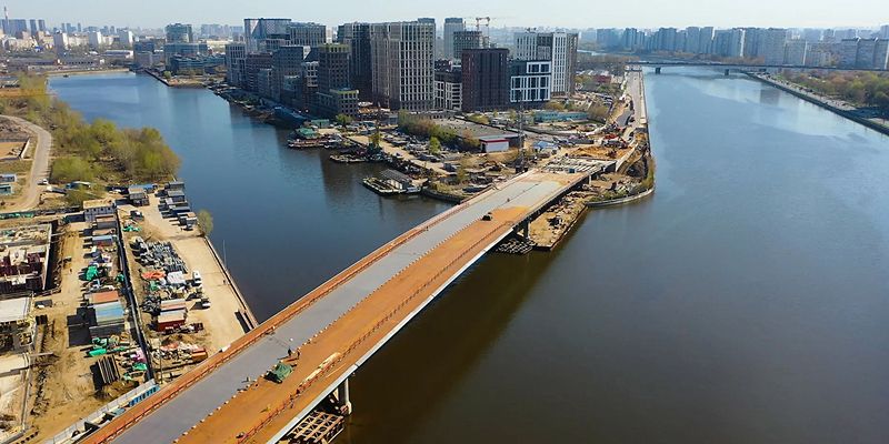 Автомобильный мост через затон Новинки повысит транспортную доступность новых жилых кварталов «ЗИЛа» — Сергей Собянин