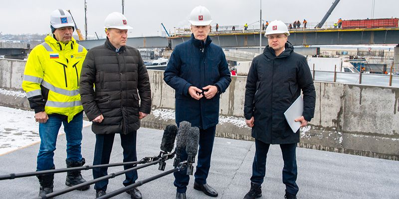 Сергей Собянин: Реконструкция развязки МКАД с улицей Верхние Поля завершится к осени 2023 года