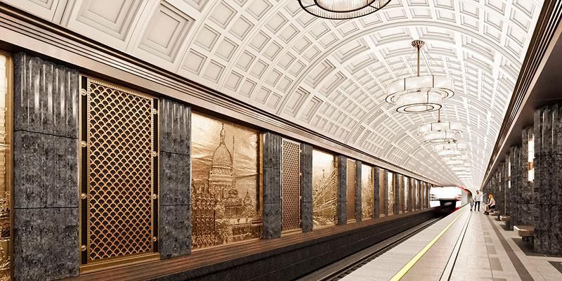 Construction of Inclined Escalator Tunnel Begins at New Dostoevskaya Metro Station — Sergei Sobyanin