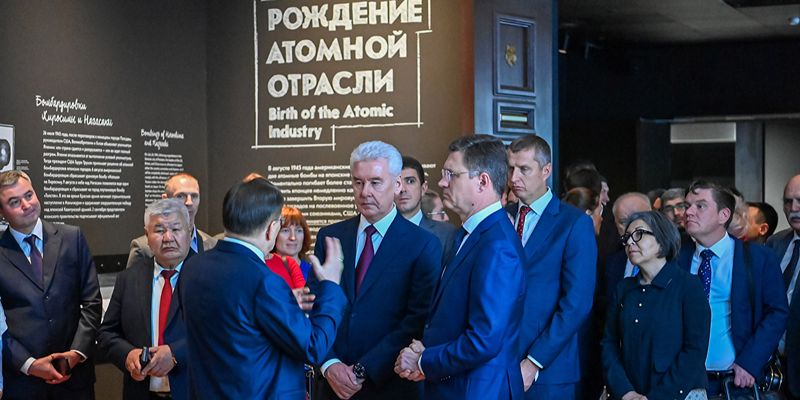 Сергей Собянин принял участие в церемонии открытия выставочного павильона «Атом» на ВДНХ