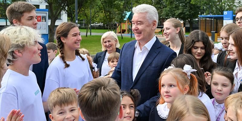 Сергей Собянин сообщил об открытии после реконструкции школы № 1770