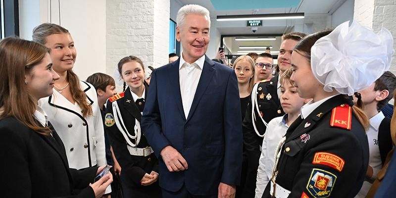 Сергей Собянин рассказал об обновленной школе № 37 в Раменках
