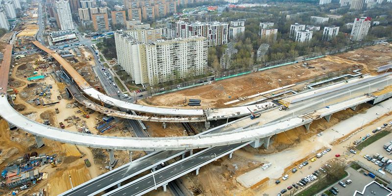 Завершается строительство двух путепроводов на первом участке Южной рокады — Сергей Собянин